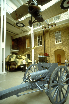 Imperial war museum on Lambeth road, Waterloo
