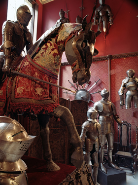 Red Hall at Eastnor Castle.