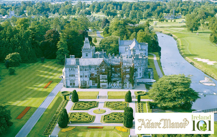 Adare Manor Hotel & Golf Resort in partnership with Ireland 101