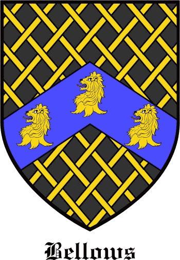 BELLOWS family crest BELLOWS family crest