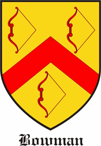 BOWMAN family crest BOWMAN family crest
