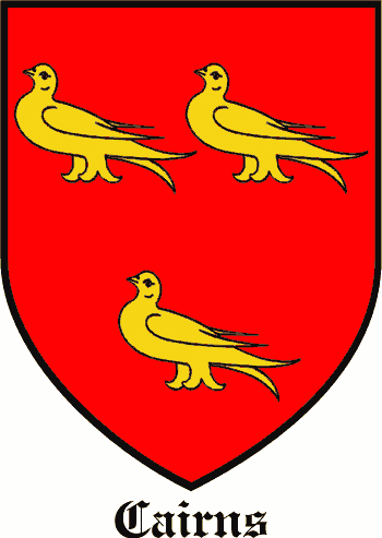 Cairns family crest Cairns family crest