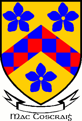COSKER family crest COSKER family crest