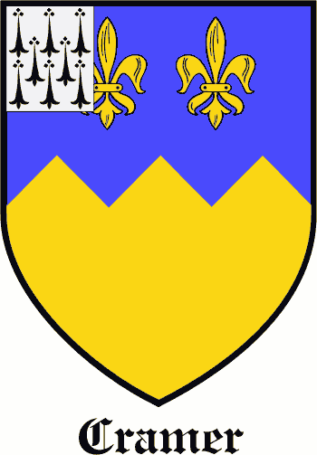 Cramer family crest Cramer family crest