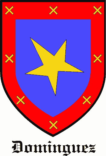 DOMINGUEZ family crest DOMINGUEZ family crest