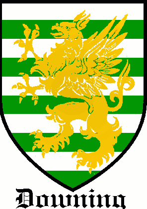 Downing family crest Downing family crest