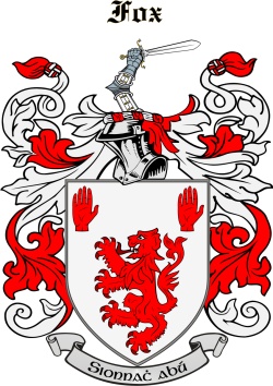 Foxe family crest