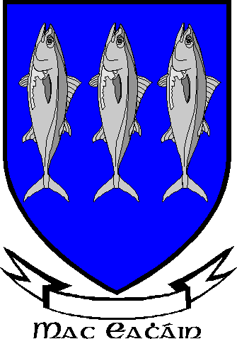 Gahan family crest