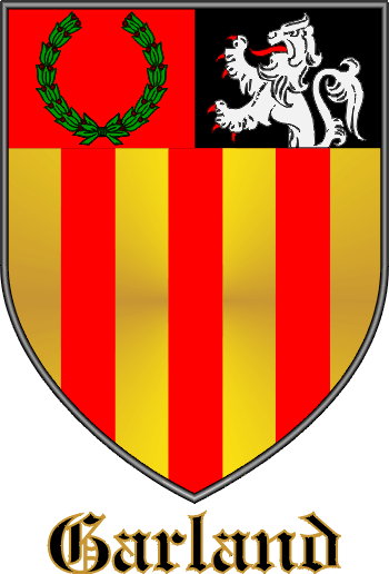 Garland family crest