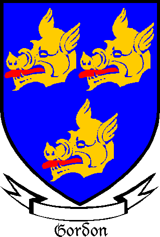Gordon family crest Gordon family crest