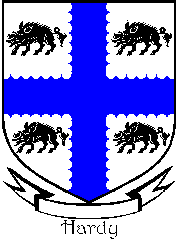 Hardey family crest