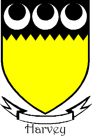 Harvey family crest