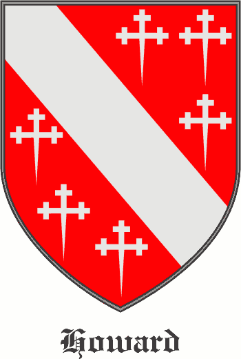 Howard family crest Howard family crest