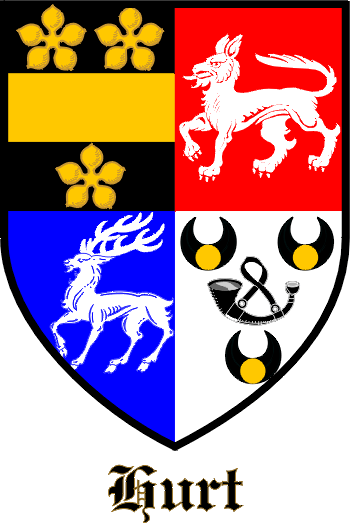 Hurt family crest