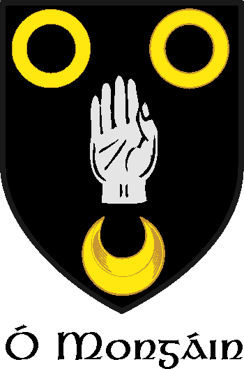 Mangan family crest Mangan family crest