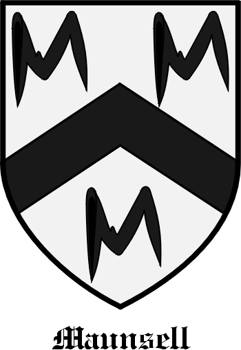 MAUNSELL family crest MAUNSELL family crest