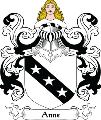 ANNE family crest ANNE family crest