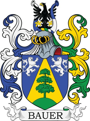 Bauer family crest