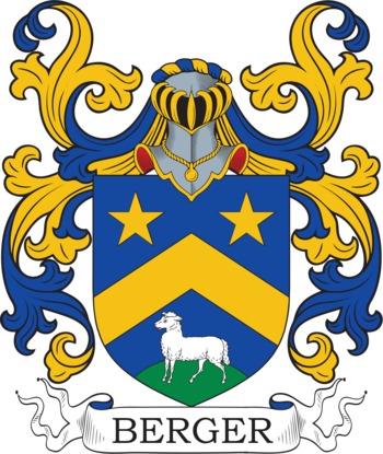 BERGER family crest