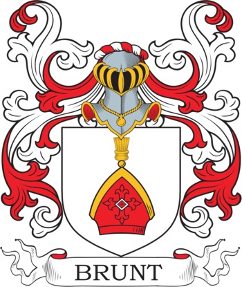 Brunt family crest