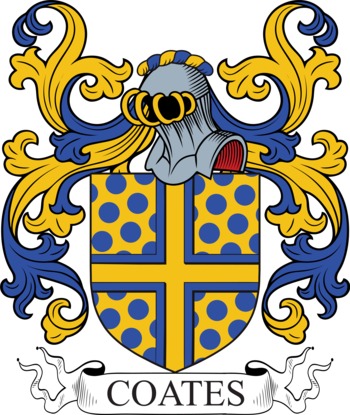 Coates family crest