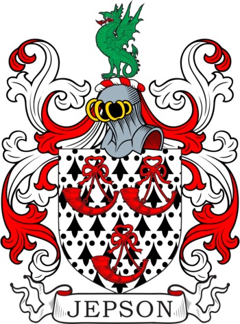 JEPSON family crest JEPSON family crest