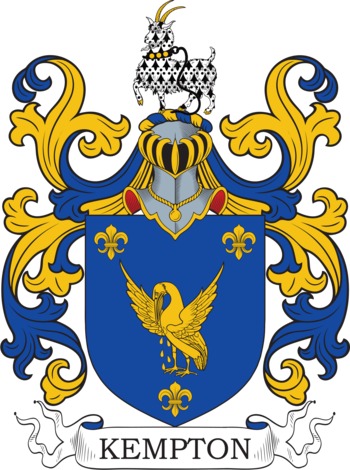 KEMPTON family crest KEMPTON family crest