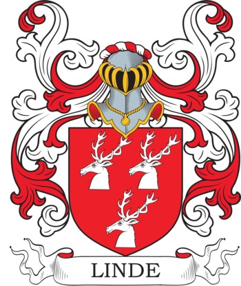 LINDE family crest