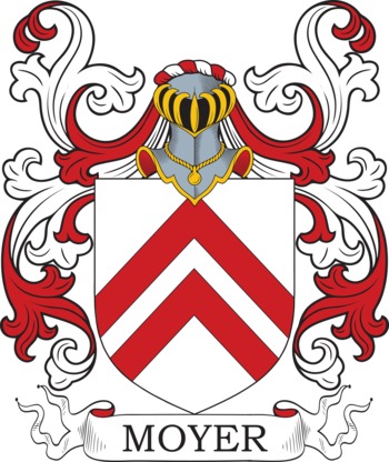 MOYER family crest