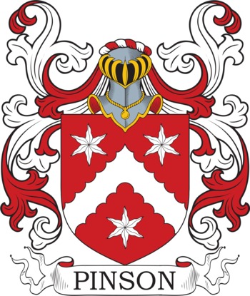 PINSON family crest