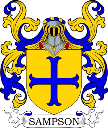 SAMPSON family crest