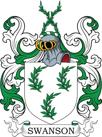SWANSON family crest SWANSON family crest