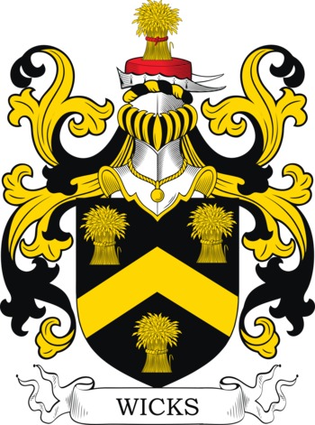 Wicks family crest