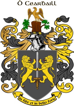 O'CARROLL family crest O'CARROLL family crest