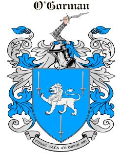 O'Gorman family crest O'Gorman family crest