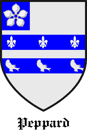 PEPPARD family crest PEPPARD family crest