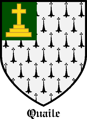 QUAILE family crest QUAILE family crest