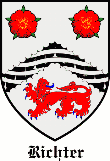 Richter family crest Richter family crest