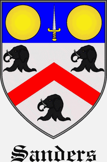 SANDERS family crest