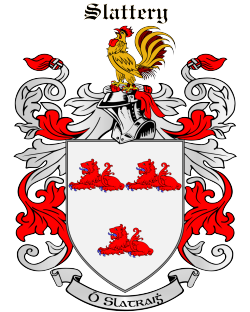 SLATTERY family crest SLATTERY family crest