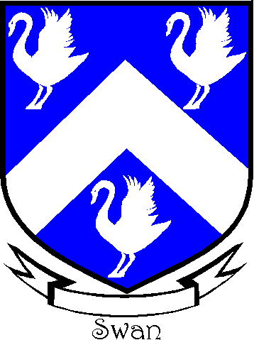Swan family crest Swan family crest