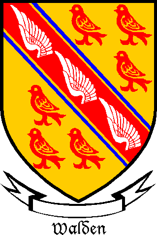 WALDEN family crest WALDEN family crest