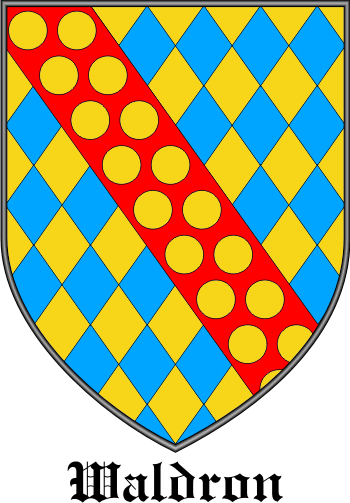 WALDRON family crest WALDRON family crest